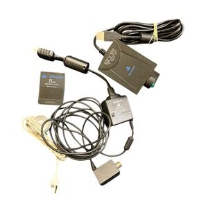 Sony PS2 Accessory Lot EyeToy Memory Card RFU Adapter PSP Remote Black